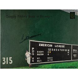 Ted Williams Signed Print