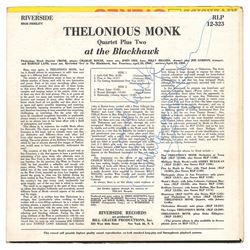 Thelonious Monk Signed Album