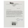 Image 3 : Beatles Signed Large-Format Parlophone Card