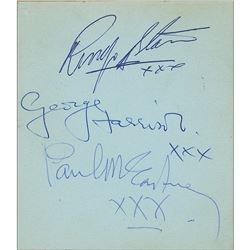 Beatles and Rolling Stones Autograph Album