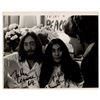 Beatles: John Lennon and Yoko Ono Signed 'Bed-in for Peace' Photograph
