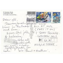 Beatles: Paul McCartney Letter Signed