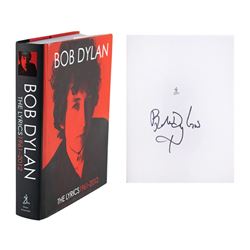 Bob Dylan Signed Book