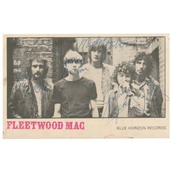 Fleetwood Mac Signed Promo Card