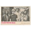 Fleetwood Mac Signed Promo Card