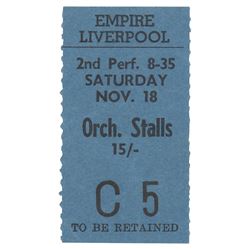 Jimi Hendrix and Pink Floyd 1967 Empire Theatre Ticket Stub and Original Tour Program