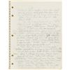 Image 8 : Prince Autograph Manuscript Signed for 'Under the Cherry Moon'