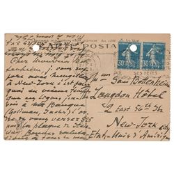 Igor Stravinsky Autograph Letter Signed