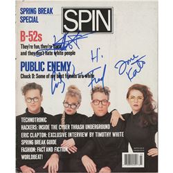 B-52s Signed Magazine Cover