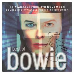 David Bowie Signed Album Flat