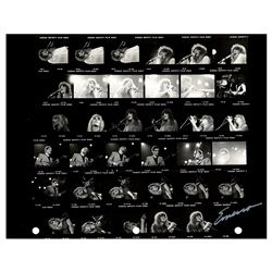 Fleetwood Mac Contact Sheet Photograph