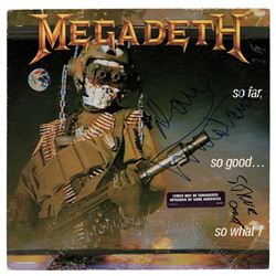 Megadeth: Dave Mustaine and Steve Jones Signed Album