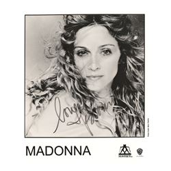 Madonna Signed Photograph