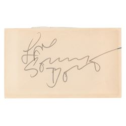 Sonny and Cher Signatures