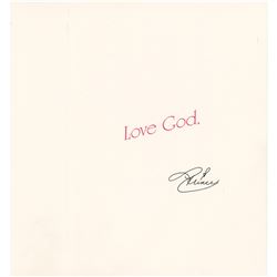 Prince 1988 Christmas Card