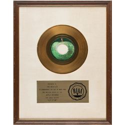 Beatles RIAA Sales Award for 'Let It Be'