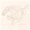 Image 2 : Guillaume Azoulay, "AU Sketch" Framed Original Drawing, Hand Signed with Certifi