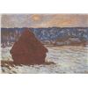 Image 1 : Claude Monet - Haystacks, Snow, Covered the Sky