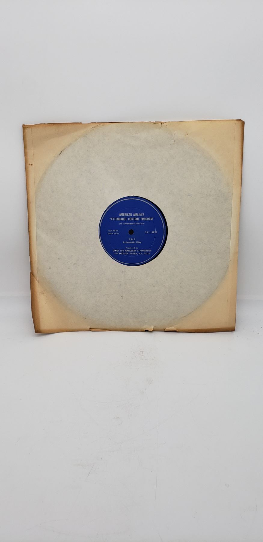 AMERICAN AIRLINES ATTENDANCE CONTROL PROGRAM ALBUM american-airlines-attendance-control-program-album