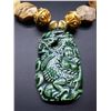 Image 2 : CHINESE TURQUOISE & STERLING SILVER NECKLACE