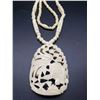 Image 2 : CARVED BONE GOLDFISH NECKLACE