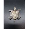Image 2 : STERLING SILVER TURTLE PIN/PENDANT
