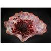 Image 1 : PRESCOTT GOODMAN ART GLASS PIECE RED/PINK