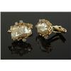 Image 1 : WEISFIELD BAROQUE PEARL, DIAMOND & 14K CUFFLINKS