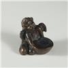 Image 1 : BRONZE CUPID CHERUB PIN DISH