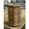 Image 1 : VINTAGE PINE SEWING BUTTON CABINET