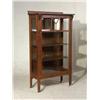 Image 1 : CIRCA 1910 AMERICAN GOLDEN TIGER OAK CHINA CABINET