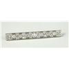 Image 1 : PLATINUM AND DIAMOND BAR PIN