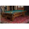 Image 1 : CIRCA 1900 BRUNSWICK MISSION OAK BILLIARD TABLE