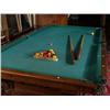 Image 2 : CIRCA 1900 BRUNSWICK MISSION OAK BILLIARD TABLE
