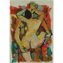 MIXED MEDIA LOVERS EMBRACE