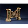 Image 1 : ROSEVILLE ''FLORENTINE'' DOUBLE CANDLESTICK 8''