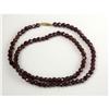 Image 1 : ROUGH CUT GARNET BEAD NECKLACE