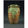 Image 1 : ROSEVILLE LUFFA 7'' BROWN VASE SHAPE 685