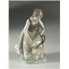 Image 1 : LLADRO PORCELAIN GIRL WITH CAT 1187 WITH BOX