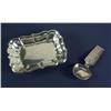 Image 1 : STERLING TRAY AND SWEDISH SILVER SPOON