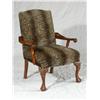 Image 1 : GEORGIAN STYLE WALNUT ARMCHAIR
