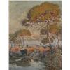 Image 2 : OIL HENRI BESINE FRENCH CATTLE DRIVE