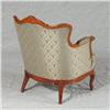 Image 2 : PAIR BAROQUE STYLE CARVED CHERRY ARMCHAIRS