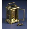 Image 2 : 1900 BRASS FRENCH CARRAIGE CLOCK