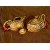 Image 2 : Five Chinese contemporary ceramic decorative miniature teapots, three with original boxes. To includ