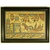 Image 2 : Photolithograph, Swedish or Norse folklore carriage scene in a black frame