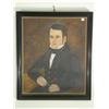 Image 2 : Oil on canvas, portrait of an old style seated gentleman, in black frame, unsigned.