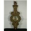Image 2 : A molded Gesso wall clock with ornate swag and floral detailing, face marked ''Chelsea,'' untested, 