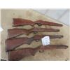 Image 1 : 4 Cooey/Lakefield Wooden Stocks