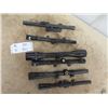 Image 1 : 6 Used Scopes- 1) Tasco 7 x20, ?? 3x9 Bushnell Sportview 4x 38, Daisy 4 x5, & Tasco 4 x15 , Plus Mor